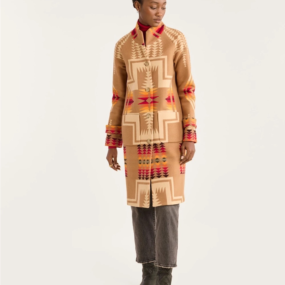 NWOT PENDLETON WOMEN'S HARDING ARCHIVE BLANKET COAT